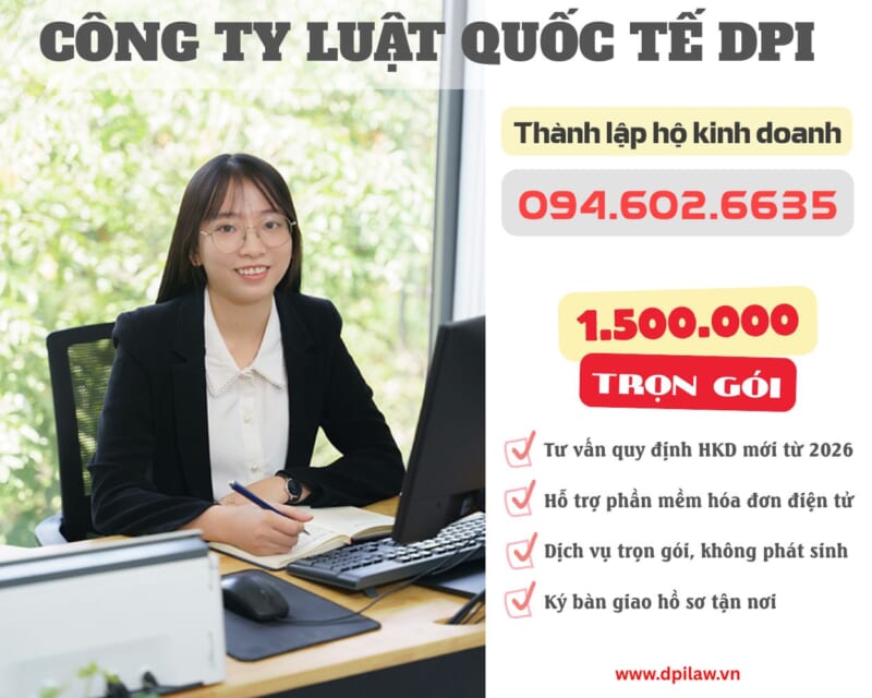 Thành lập Hộ Kinh Doanh tại DPI LAW